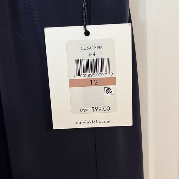 Calvin Klein Sleeveless Round Neck Dress - Picture 2 of 3